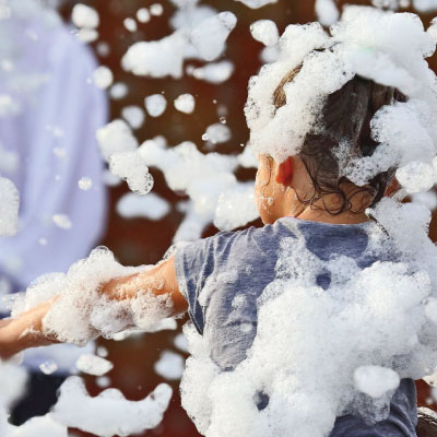 Summer Reading Kickoff Foam Party